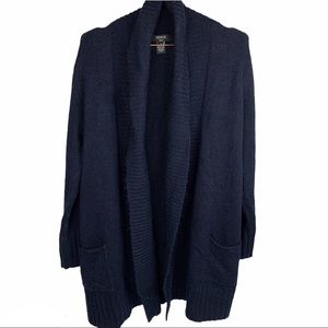 Verve‎ Ami Open Front Pocket Cardigan Navy
